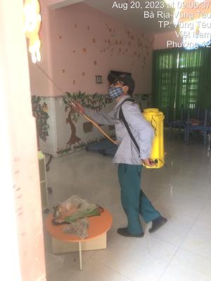 DIỆT MUỖI TRƯỜNG MẦM NON THÙY VÂN (02/9/2023)
